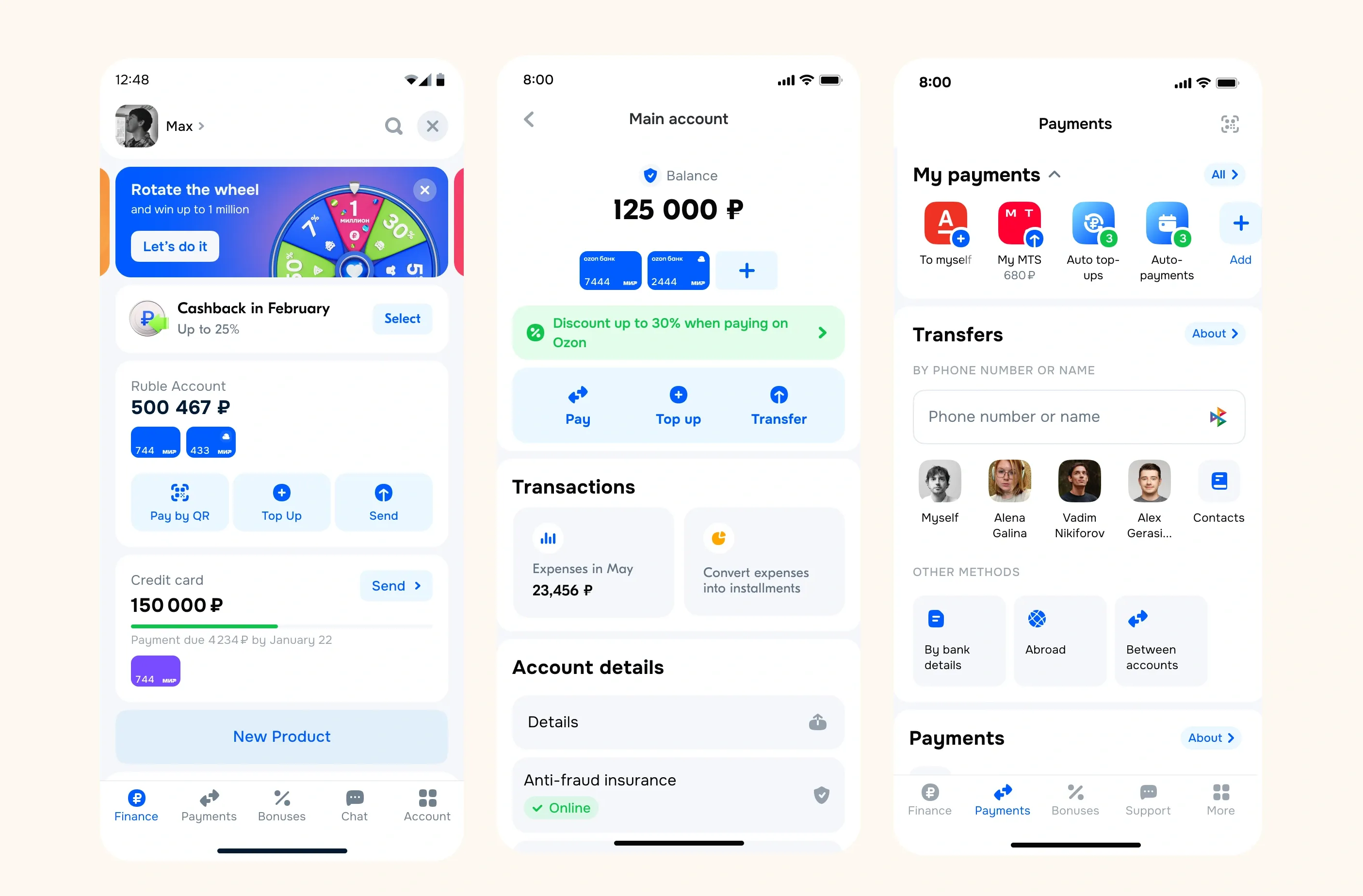 Together with the team, we launched a robust set of transactional products.